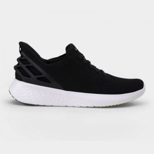 Black Kizik Athens Men's Sneakers | WWDF3917