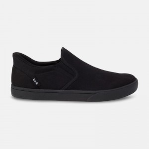 Black Kizik Venice Men's Casual Shoes | FWRS6935