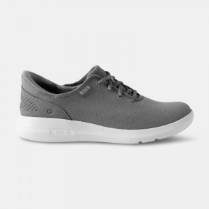 Light Grey Kizik Madrid Eco Knit Women's Sneakers | BODM6775