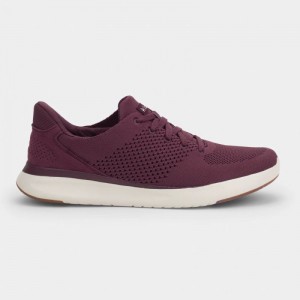 Merlot Kizik Lima Men's Sneakers | LHOE4654