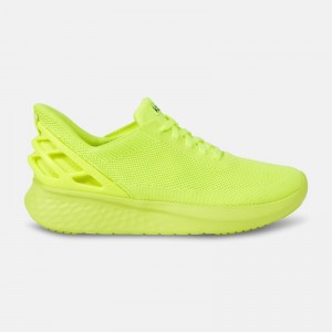 Yellow Kizik Athens Women's Sneakers | KRAS0272