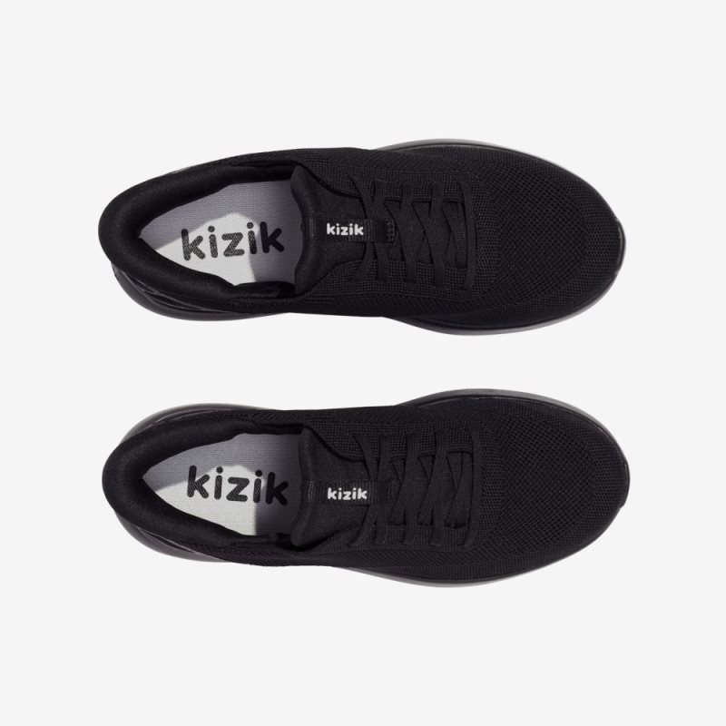 Black Kizik Athens Kids' Sneakers | EXFA1905