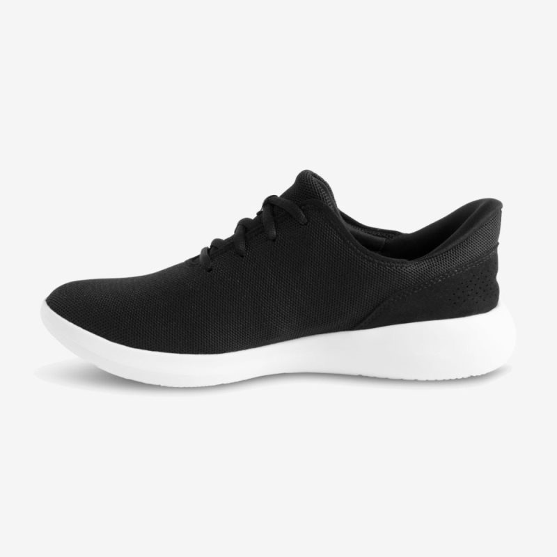 Black Kizik Madrid Eco Knit Men's Sneakers | OIHB4279