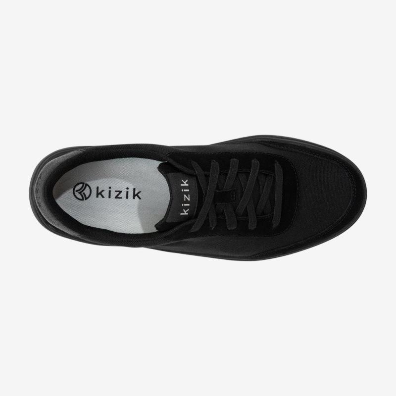 Black Kizik Prague Men's Casual Shoes | OOII3278