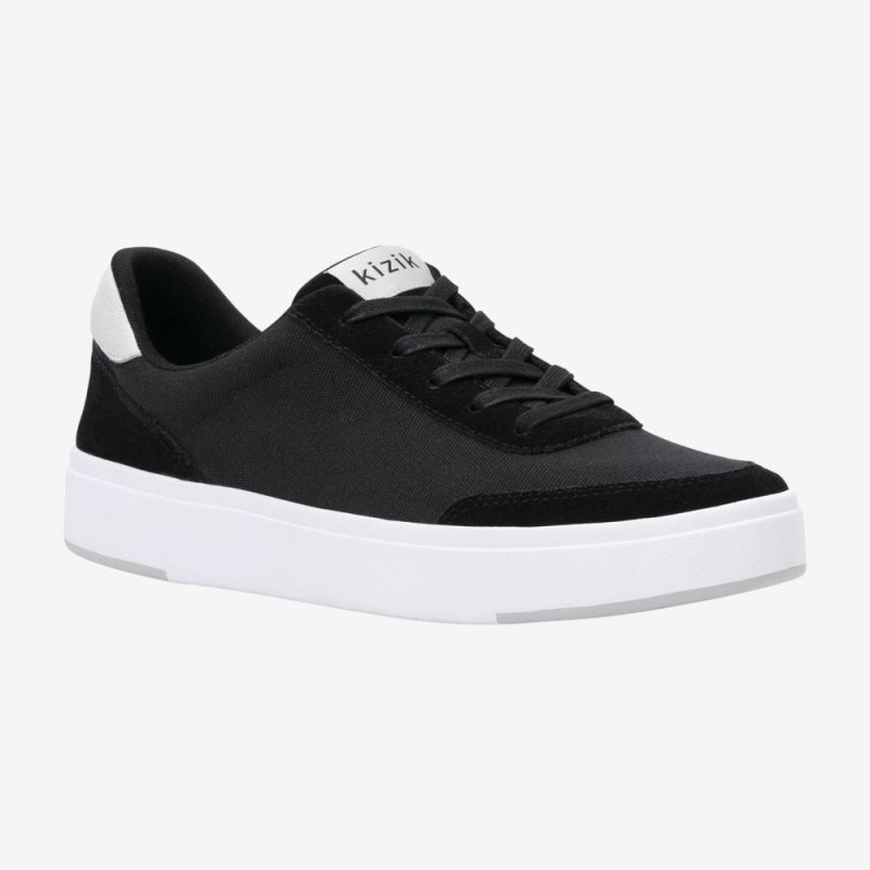 Black Kizik Prague Men's Casual Shoes | QHVN7619