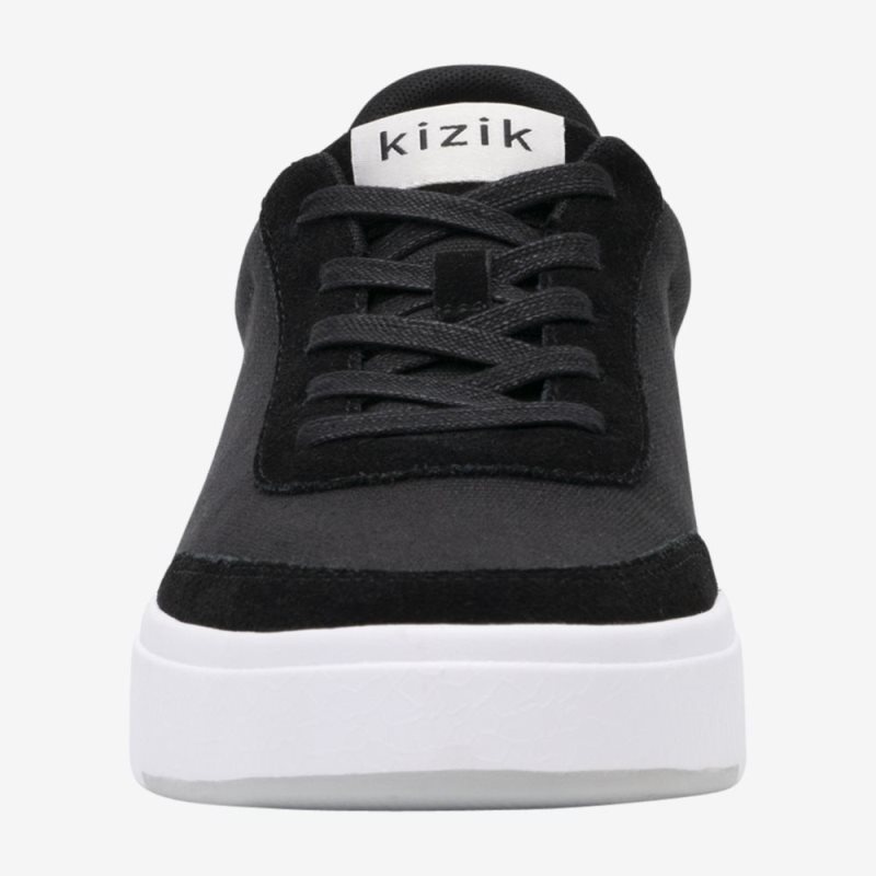 Black Kizik Prague Men's Casual Shoes | QHVN7619