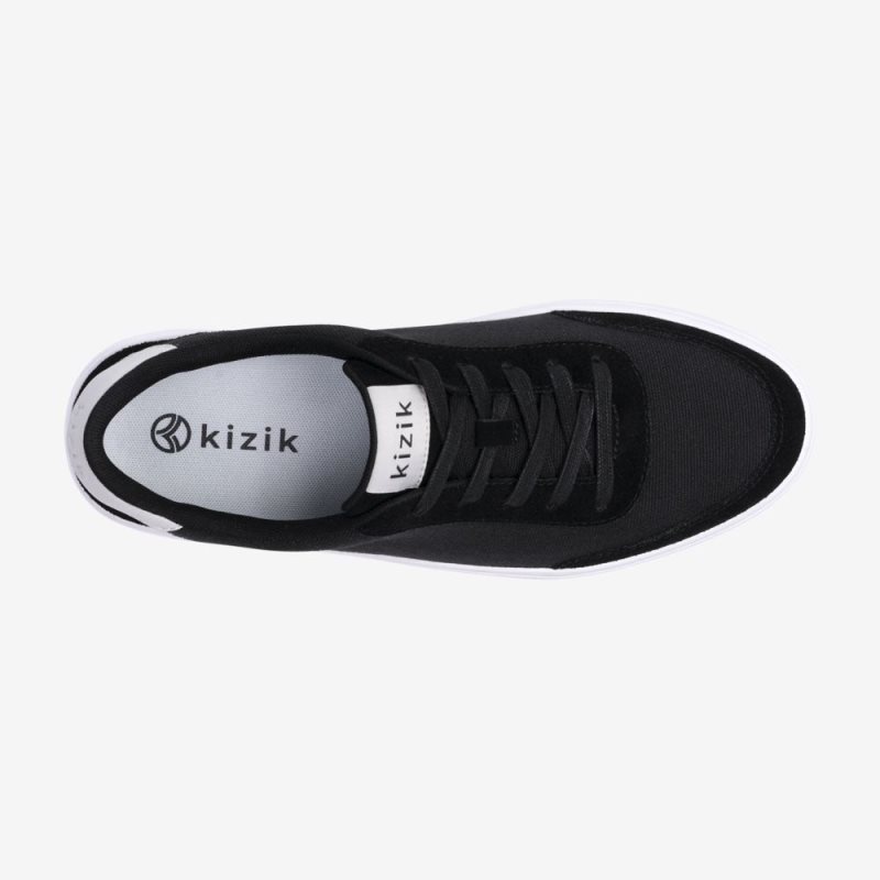 Black Kizik Prague Men's Casual Shoes | QHVN7619