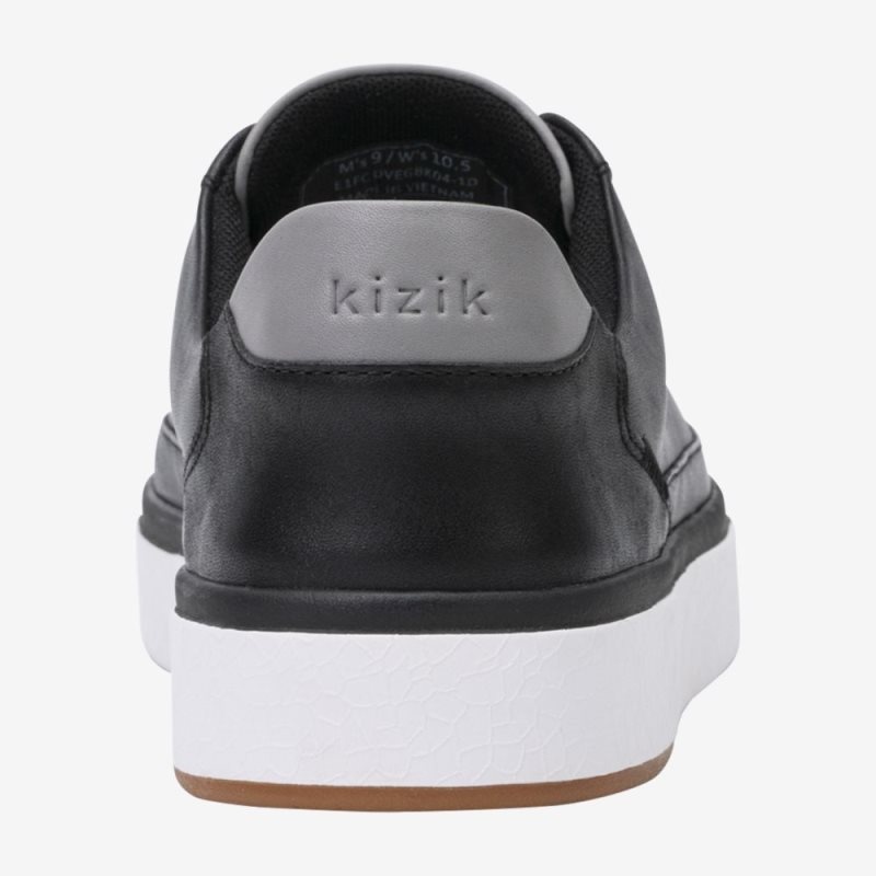 Black Kizik Vegas Men's Casual Shoes | BPUL8554