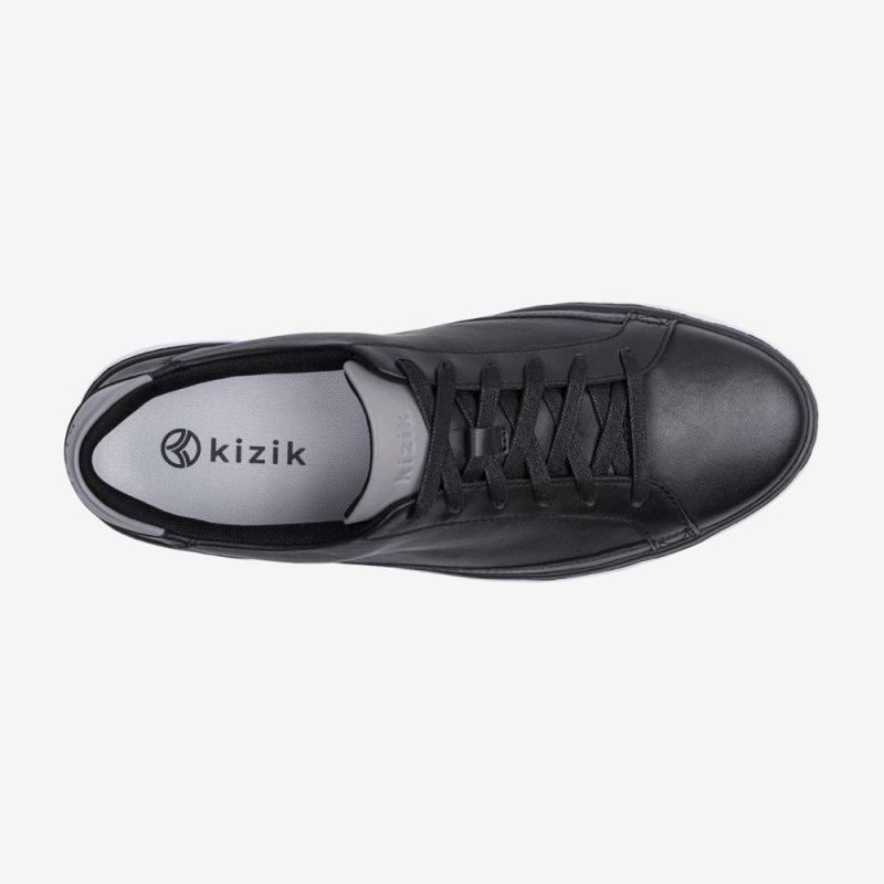 Black Kizik Vegas Men's Casual Shoes | BPUL8554