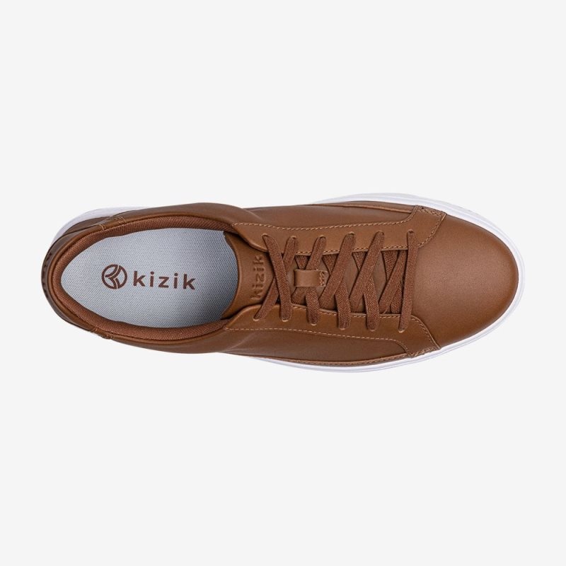 Brown Kizik Vegas Men's Casual Shoes | HPCK2933