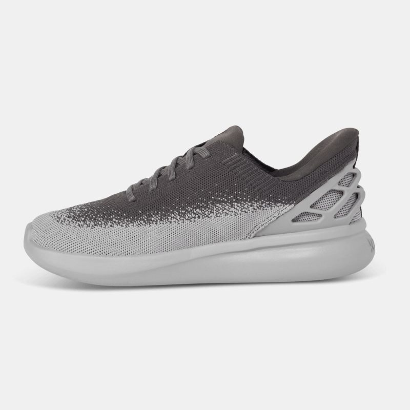 Dark Grey Kizik Athens Kids' Sneakers | TKNY1252