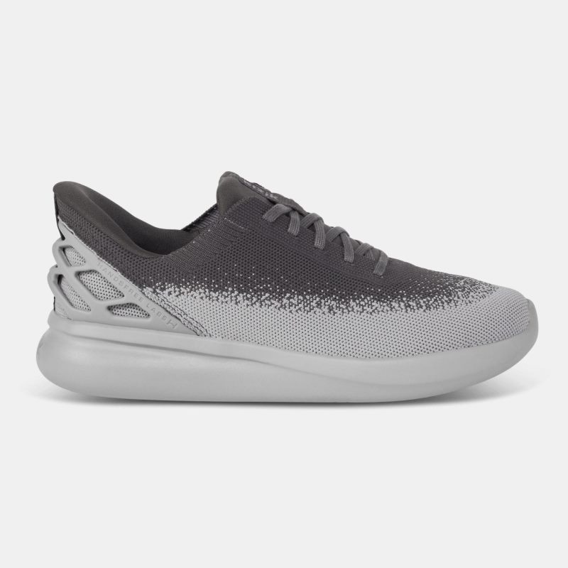 Dark Grey Kizik Athens Kids' Sneakers | TKNY1252