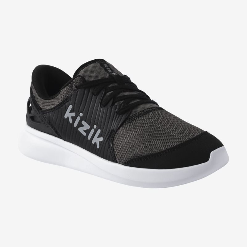 Deep Grey Kizik Anaheim Kids' Sneakers | HQJR1405