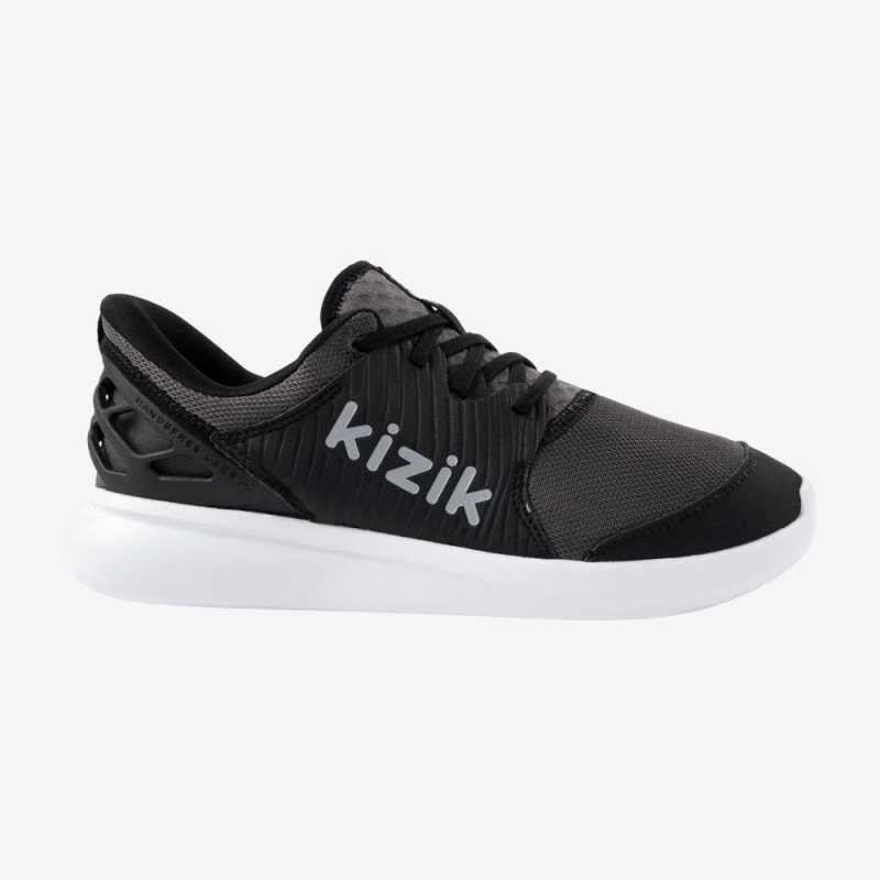 Deep Grey Kizik Anaheim Kids' Sneakers | HQJR1405