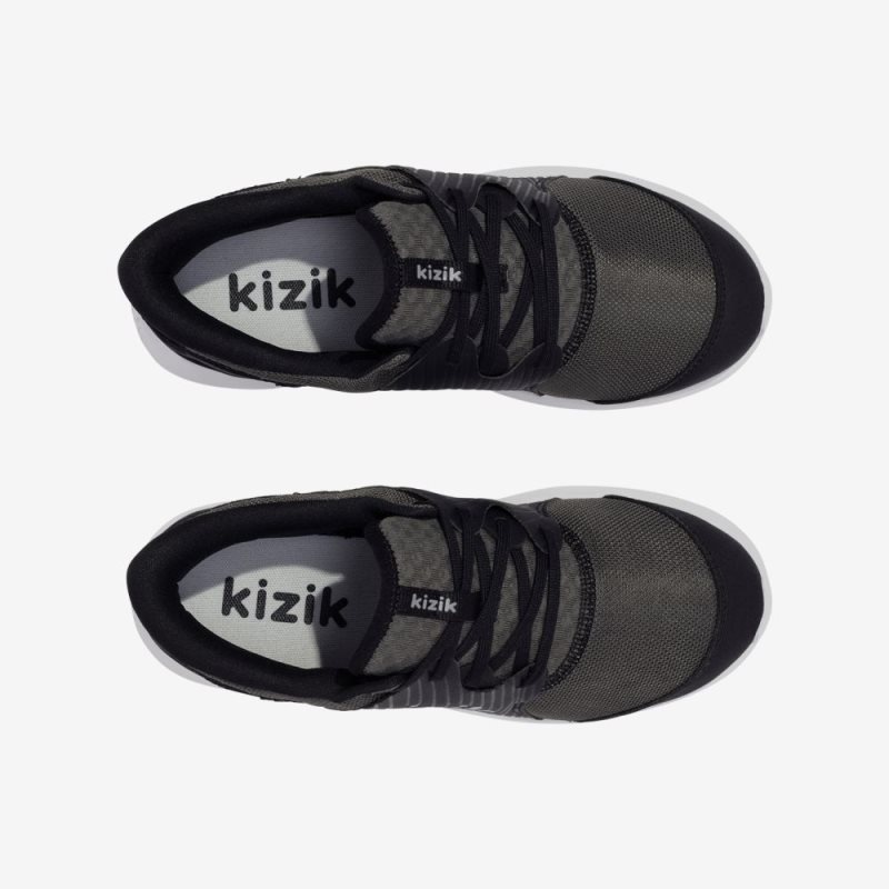 Deep Grey Kizik Anaheim Kids' Sneakers | HQJR1405