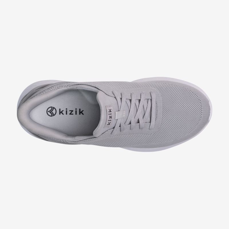 Grey Kizik Athens Women's Sneakers | HASI4301