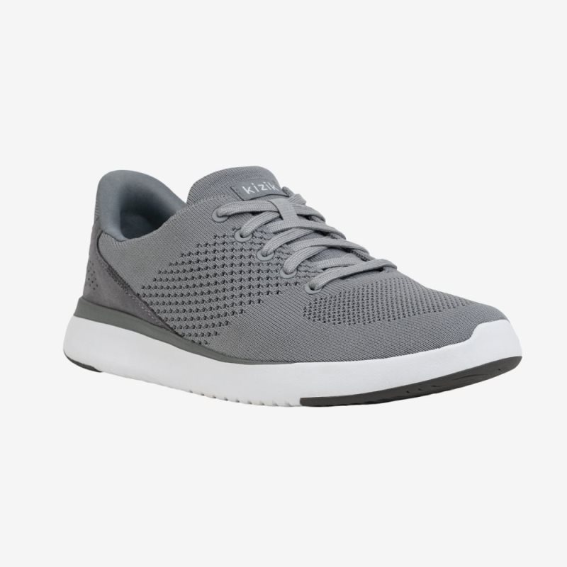 Grey Kizik Lima Men's Sneakers | ZDPC5492