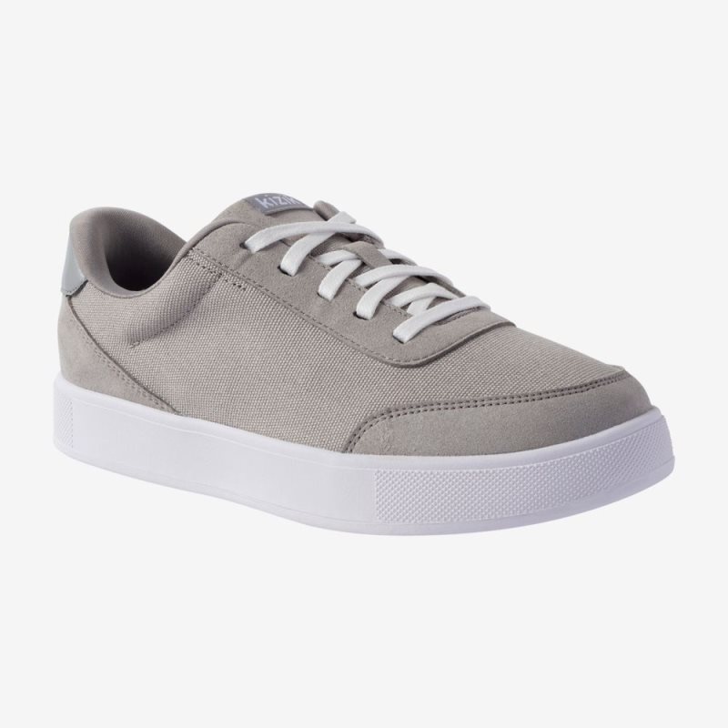 Grey Kizik Prague Kids' Casual Shoes | LLYV2631