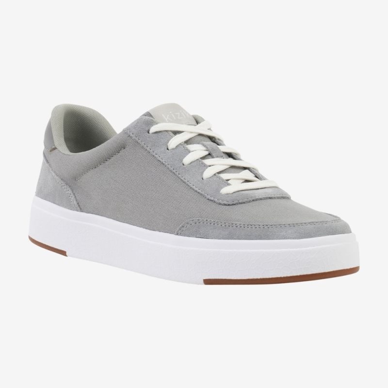 Grey Kizik Prague Men's Casual Shoes | ESUU0633