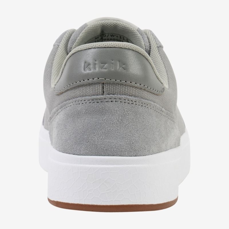 Grey Kizik Prague Men's Casual Shoes | ESUU0633