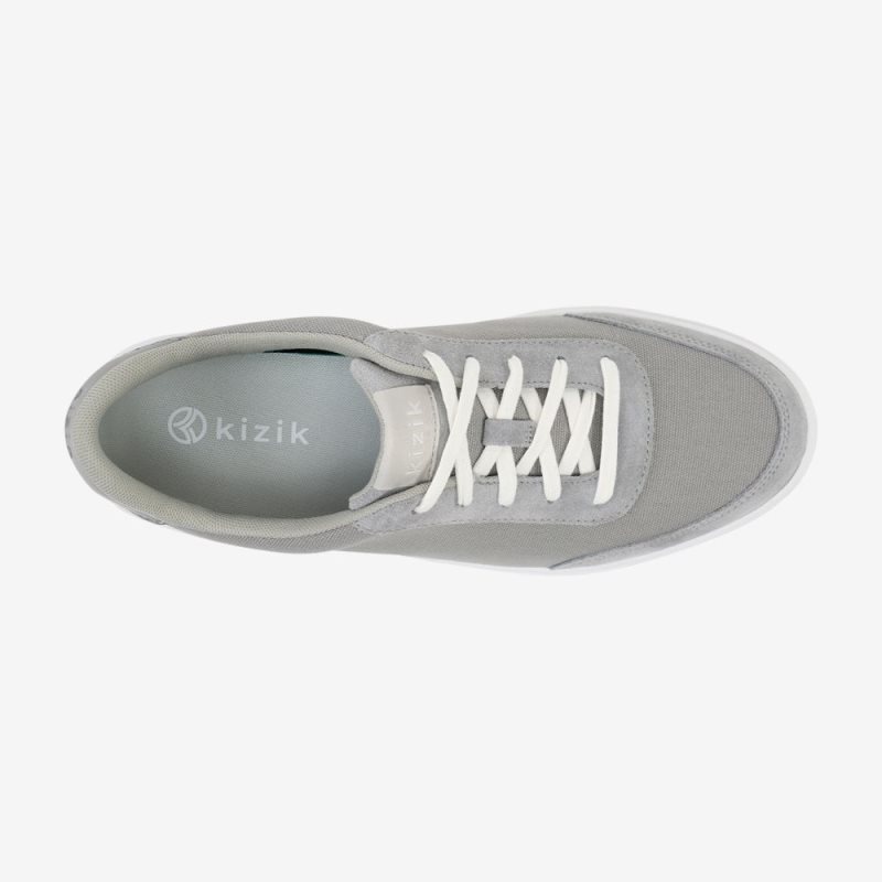 Grey Kizik Prague Men's Casual Shoes | ESUU0633