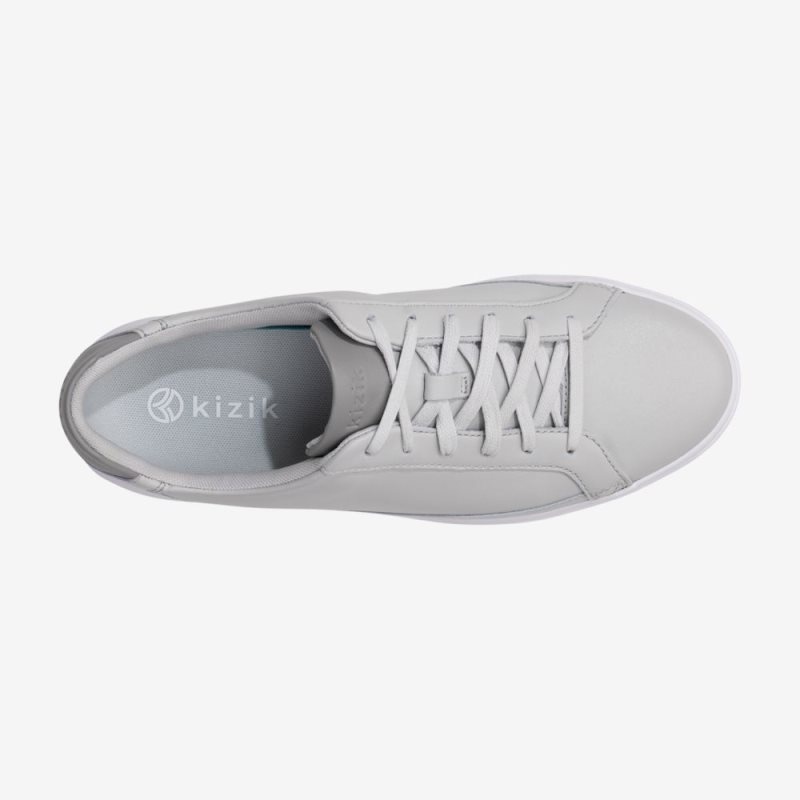 Grey Kizik Vegas Men's Casual Shoes | RZNI3926