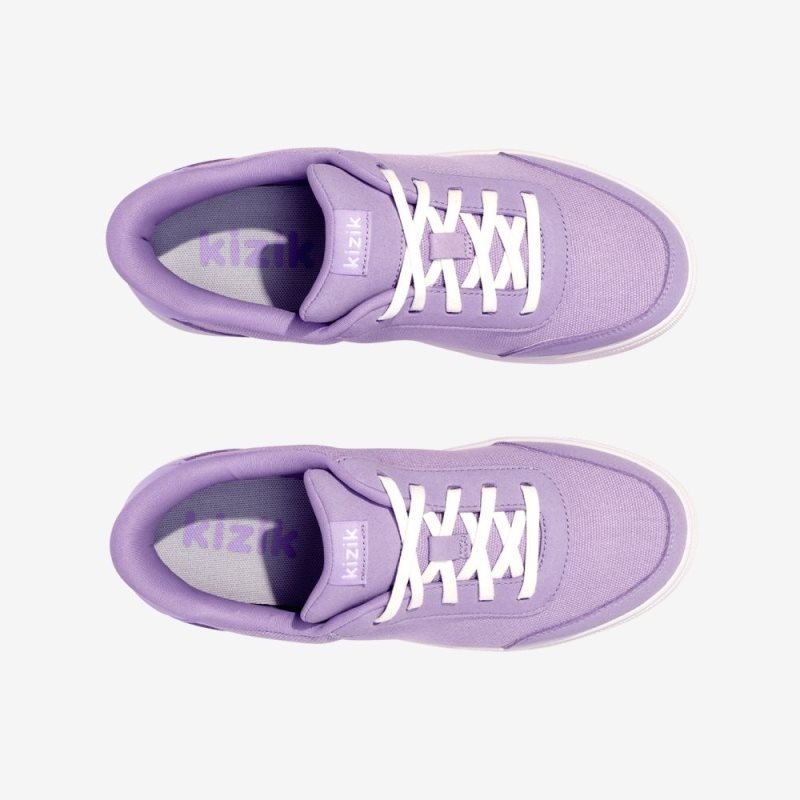 Lavender Kizik Prague Kids' Casual Shoes | XQLT8064