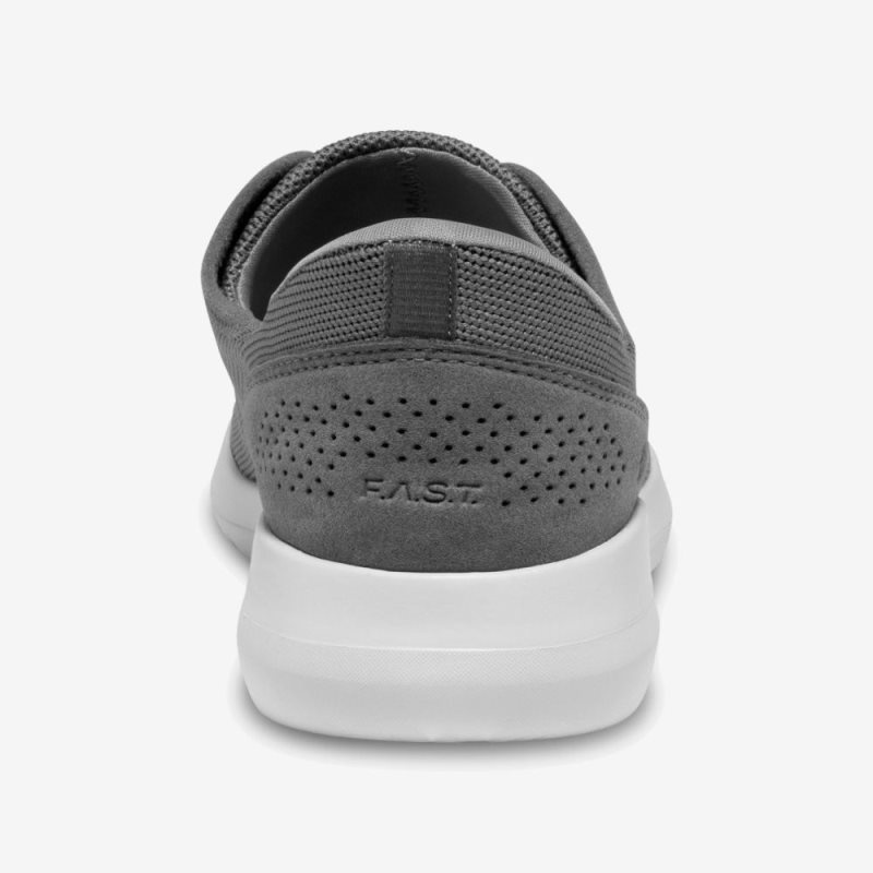 Light Grey Kizik Madrid Eco Knit Men's Sneakers | DUDJ2651