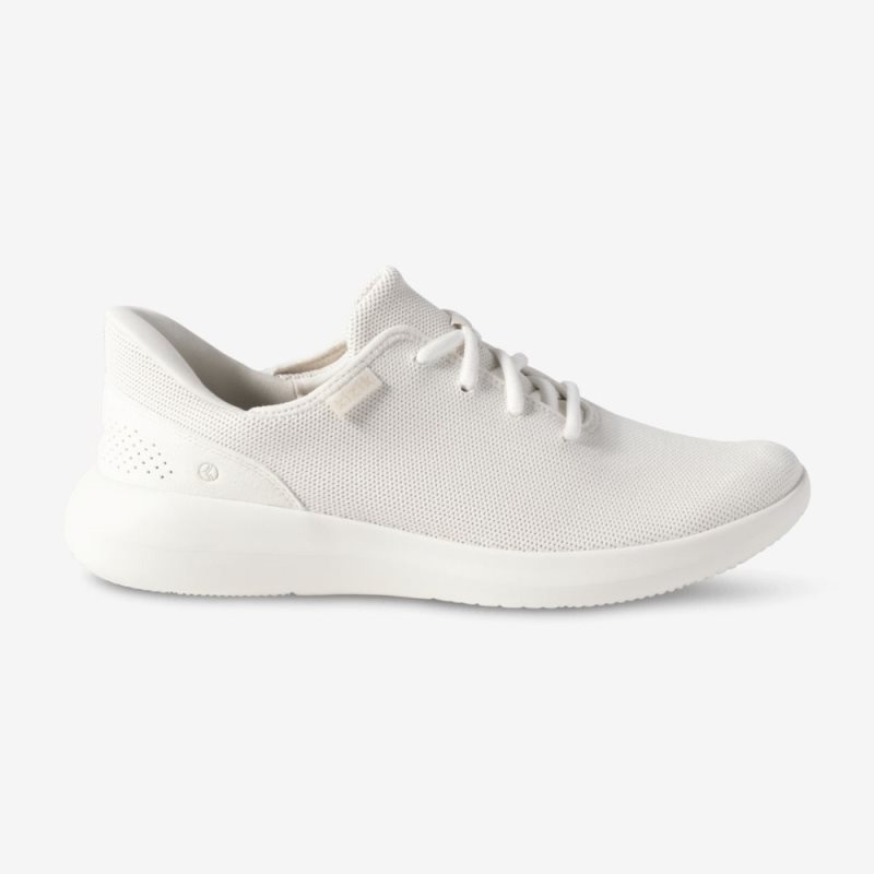 Marshmallow Kizik Madrid Eco Knit Men's Sneakers | HLPQ7815